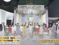 Majelis Ta’lim dan Bimbel Nurul Falah Peringati Maulid Nabi dan Milad ke-14 dengan Khidmat dan Suka Cita