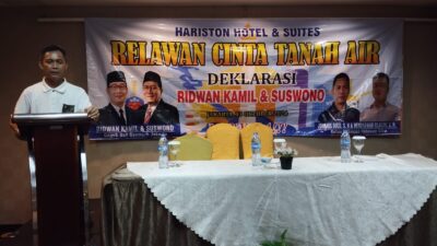 Relawan Cinta Tanah Air Deklarasi Dukung Ridwan Kamil-Suswono