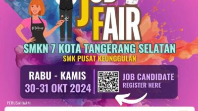 JOB FAIR 2024 SMKN 7 Tangsel, Berhasil Menyerap Perhatian Minat Masyarakat Luar dan Sekitarnya Dalam Mencari Lapangan Pekerjaan