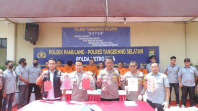 Hanya Kurun Waktu 3 Bulan, Polsek Pamulang Polres Tangsel Ungkap Berbagai Kasus Tindak Pidana