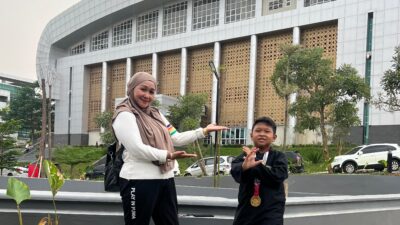 Salman Asal Siswa SDN Benda Baru 01 Raih Mendali Emas Dalam Kejuaraan Pencak Silat Banten Nasional Open Cup 2024