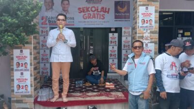 Andrasoni Calon Gubernur Banten Sapa Warga RW. 01 dan 02 Kelurahan Pondok Bahar