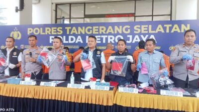 Polres Tangsel Gagalkan Sindikat Curanmor, 17 Tersangka Diamankan