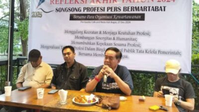 Songsong Pers Bermartabat 2025 Menjadi Fokus Utama di Refleksi Akhir Tahun 2024