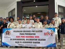 Pj Gubernur Lepas Delegasi PWI Banten Hadiri HPN di Banjarmasin