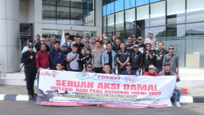 Refleksi HPN 2025, Organisasi Wartawan di Tangerang Gelar Aksi Damai