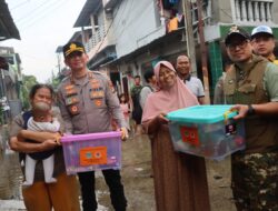 Kapolres Tangsel Bersama Wakil Walikota, Tinjau Lokasi Terdampak Banjir di Pondok Aren