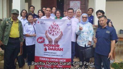 Gereja GPIB Pasar Minggu Lakukan Aksi Donor Darah