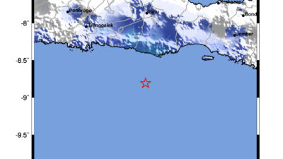 Gempa Bumi Tektonik M4, 5 Dirasakan di Kab Malang Jatim