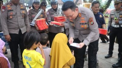 Berbagi Keberkahan Di Bulan Ramadhan, Polres Tangsel Santuni Anak Yatim Dan Dhuafa