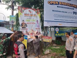 Polsek Kelapa Dua Gelar Operasi Berantas Jaya 2025, Tertibkan Atribut Ormas di Sejumlah Titik