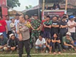 Polsek Pagedangan Amankan Turnamen Kades Cup, Jaga Kondusifitas Suporter