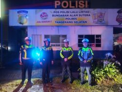Kasat Lantas Polres Tangsel Pimpin Patroli Malam Takbir Idul Adha 1446 H