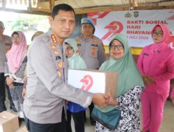 Sambut Hari Bhayangkara ke-79, Polres Metro Tangerang Kota Sebar 2.000 Paket Bantuan Sosial di Slum Area