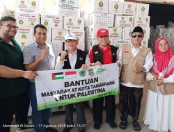 Baznas Kota Tangerang dan MUI, Salurkan Bantuan ke Warga Palestina