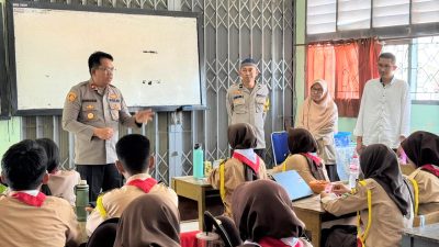 Kapolsek Kelapa Dua Berikan Imbauan ke SMAN 23 agar Siswa Tidak Terlibat Aksi Unras