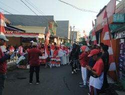 Semarak Gerak Jalan Santai HUT RI ke-80 di Kelapa Dua, Polisi Ajak Warga Jaga Kamtibmas