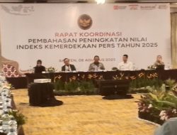 Kemenko Polkam Gelar Rapat Koordinasi Pembahasan Peningkatan Nilai Indeks Kemerdekaan Pers Tahun 2025