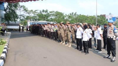 140 Personel Gabungan Gelar Apel Patroli Skala Besar di Polres Metro Tangerang Kota