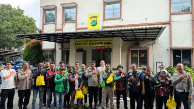 Polsek Kelapa Dua Ajak Komunitas Ojek Online Bangun Kebersamaan dan Jaga Kamtibmas