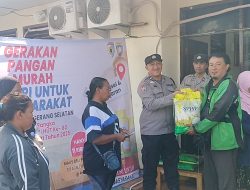 Polsek Ciputat Timur Gelar Gerakan Pangan Murah “Polri untuk Masyarakat”