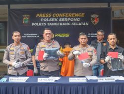 Kurun Waktu 1×24 Jam, Polsek Serpong Tangkap Pelaku Penusukan Pedagang Krupuk