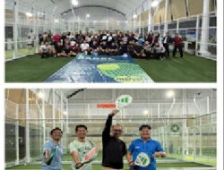 BRI Bintaro Gelar Sportainment Padel, Pererat Kebersamaan dan Gaya Hidup Sehat Pegawai