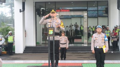 Siap Amankan Nataru, Polres Tangsel Gelar Apel Pasukan Operasi Lilin 2025