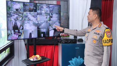 Kapolres Metro Tangerang Kota Cek Kesiapan Pos Pam dan Pos Yan Ops Lilin Jaya 2025