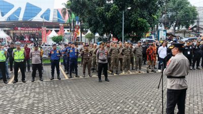 Apel Gabungan Pengamanan Natal dan Tahun Baru 2025/2026 untuk Menciptakan Rasa Aman di Wilkum Polsek Ciledug