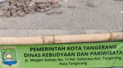 Penggunaan APBD Diduga Minim Pengawasan, Proyek Disbudpar Kota Tangerang Disorot