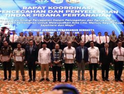 Rakor Pencegahan dan Penyelesaian Tindak Pidana Pertanahan, Menteri Nusron Ajak APH Pererat Kolaborasi Berantas Mafia Tanah