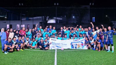 Solid Bersama di Usia 130 Tahun, BRI KC Daan Mogot Gelar Fun Match Mini Soccer