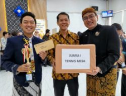 Meriahkan HUT BRI ke-130, Penyerahan Piala dan Hadiah Juara Tenis Meja di Kanca Daan Mogot Berlangsung Penuh Antusias dan Sportivitas