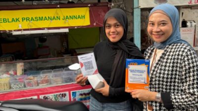 Wujud Dukungan BRI Cabang Hayam Wuruk (KCP Glodok) kepada UMKM Melalui Akuisisi Tabungan dan QRIS