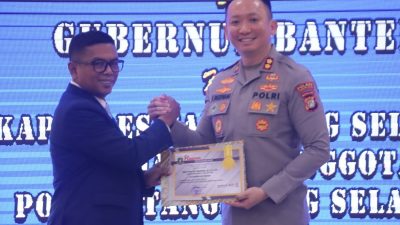 Program CETAR Tekan Tawuran hingga 60 Persen, Polres Tangsel Raih Penghargaan Gubernur Banten