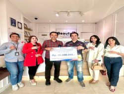 Perkuat Kemitraan Premium Merchant, BRI KC Jakarta Jelambar Hadiri Anniversary Beauty