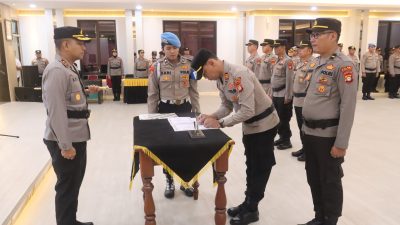 Polres Tangsel Rotasi Tiga Jabatan Strategis, Kapolres Tekankan Peningkatan Kinerja Pelayanan