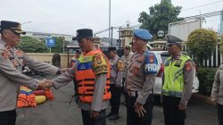 Tanggap Darurat Bencana, Kapolsek Ciledug Siagakan Personel Lengkap dengan Peralatannya