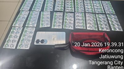 Dua Pria Diamankan Polisi Saat Edarkan Obat Keras Tramadol di Tangerang