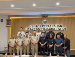 Dorong Transparani Layanan Pertanahan, Kantah Tangsel Gandeng PWI Tangsel