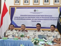 Karutan Tangerang Paparkan Fokus Kerja Semester I 2026 di Rakernis Ditjenpas Banten