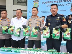 25 Kg Sabu Jaringan Internasional Dibongkar, Polres Metro Tangerang Kota Tangkap 2 Kurir