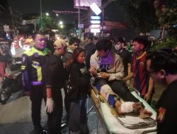 Polsek Ciputat Timur Tangani Laka Lantas di Traffic Light Gintung