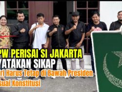 DPW Perisai SI Jakarta Nyatakan Sikap, Polri Harus Tetap di Bawah Presiden Sesuai Konstitusi