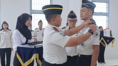 Kalapas Tangerang Sematkan Kenaikan Pangkat 21 Pegawai, 1 Pegawai Dilepas Purnabakti