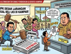 Somasi Pers Keadilan Paksa Kadispora Kampar Terbitkan Edaran