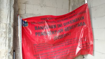 Padel Tanpa PBG di Kedoya Disegel, Oknum Sudin Citata Jakbar Disorot