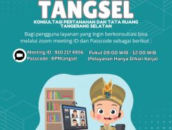 BPN Tangsel Hadirkan Sultan Taru, Konsultasi Tanah Kini Bisa Online