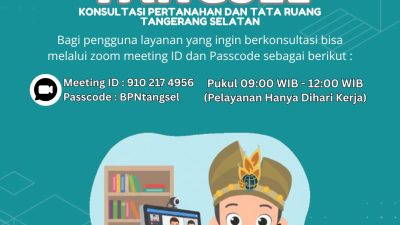 BPN Tangsel Hadirkan Sultan Taru, Konsultasi Tanah Kini Bisa Online